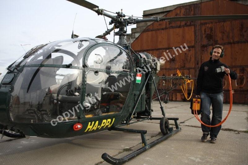 2008 december /Bp.-Zsámbék: inditás Alouette