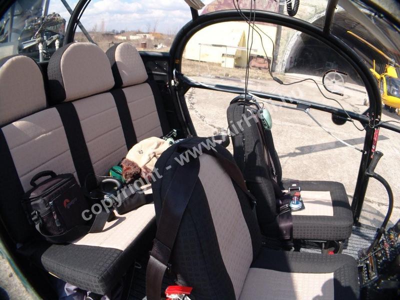 2009.03.21. Budapest körül: Alouette II cocpit