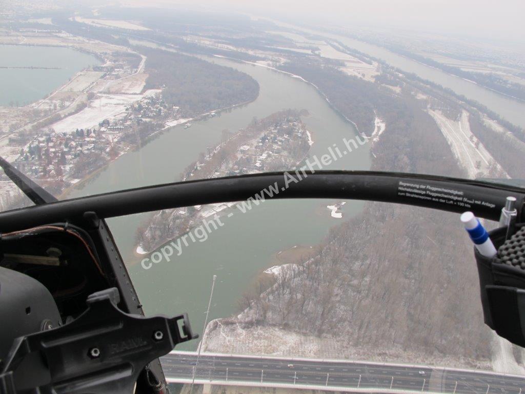 Budapest winter scenic flight, december 2014: 