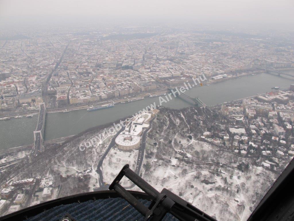 Budapest winter scenic flight, december 2014: 