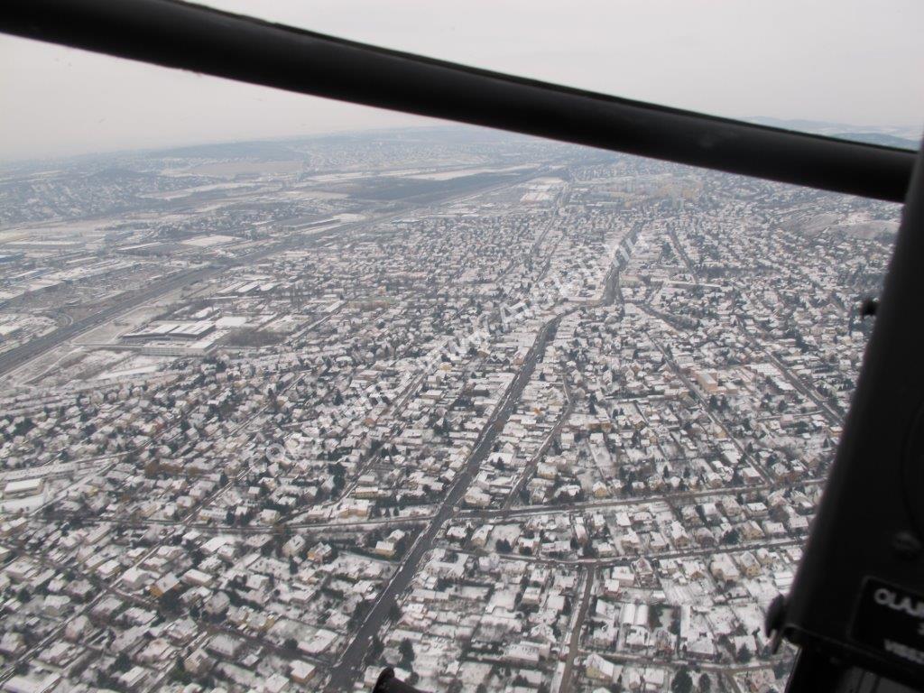 Budapest winter scenic flight, december 2014: 