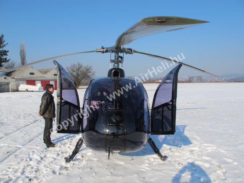 2011 Januári helikopter sétarepülés: Gazelle helicopter SA 341G