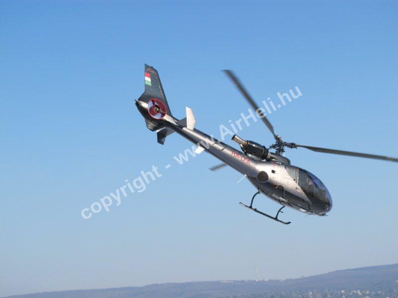 2011 Januári helikopter sétarepülés: Gazelle helicopter SA 341G
