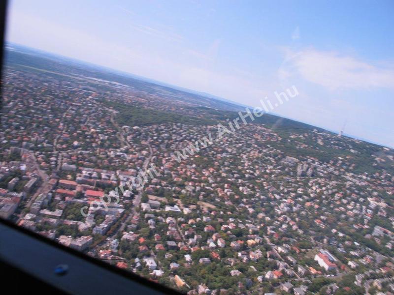 Helikopteres Budapest városnézés, 2012. július: 