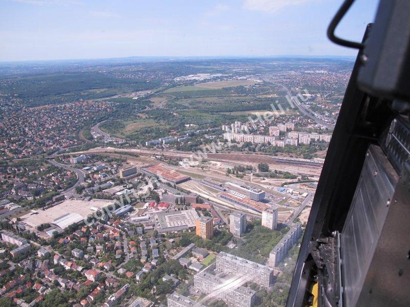 Helikopteres Budapest városnézés, 2012. július: 