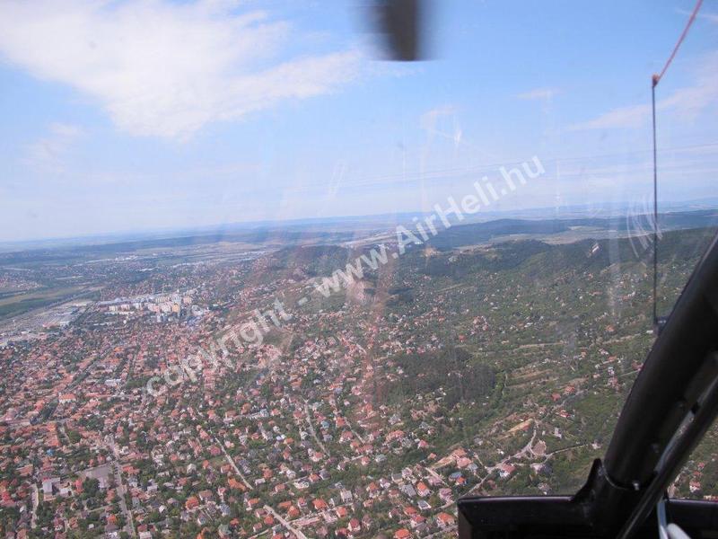 Helikopteres Budapest városnézés, 2012. július: 