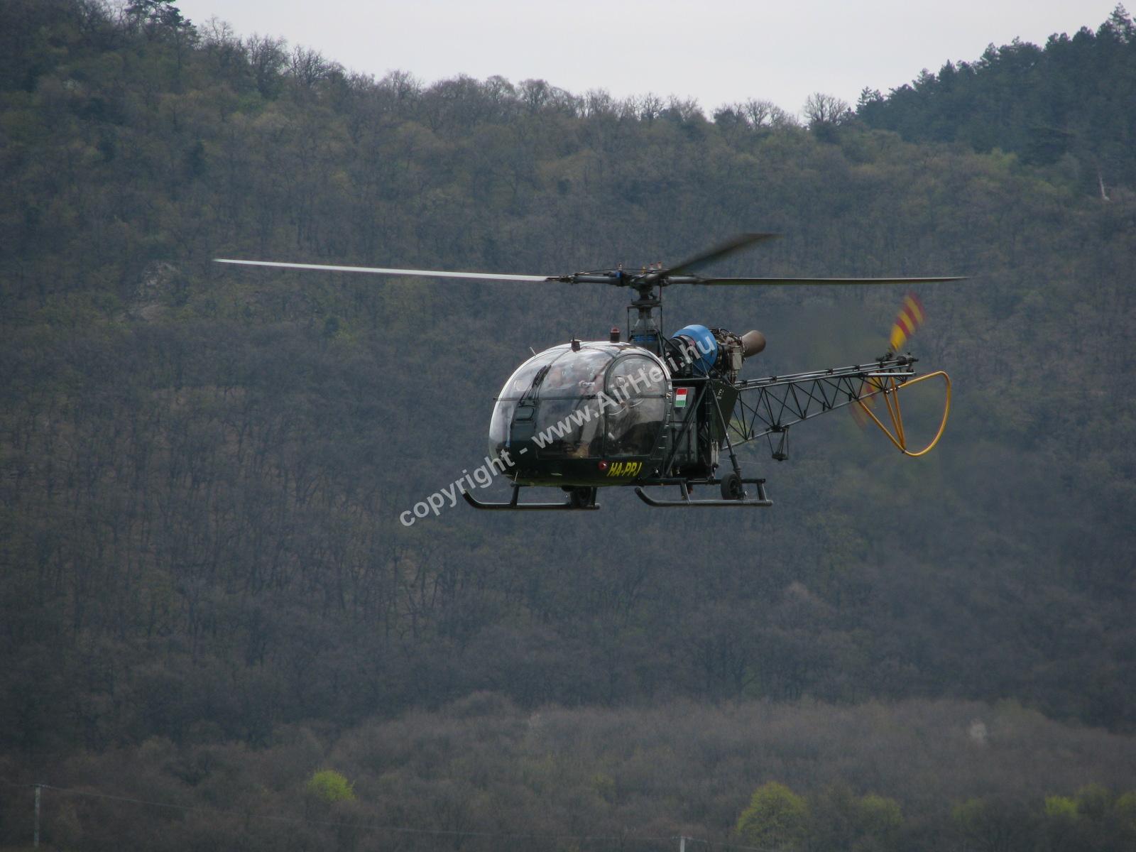 Szombati szülinapi repülés, 2010. április: Helikopter Alouette II