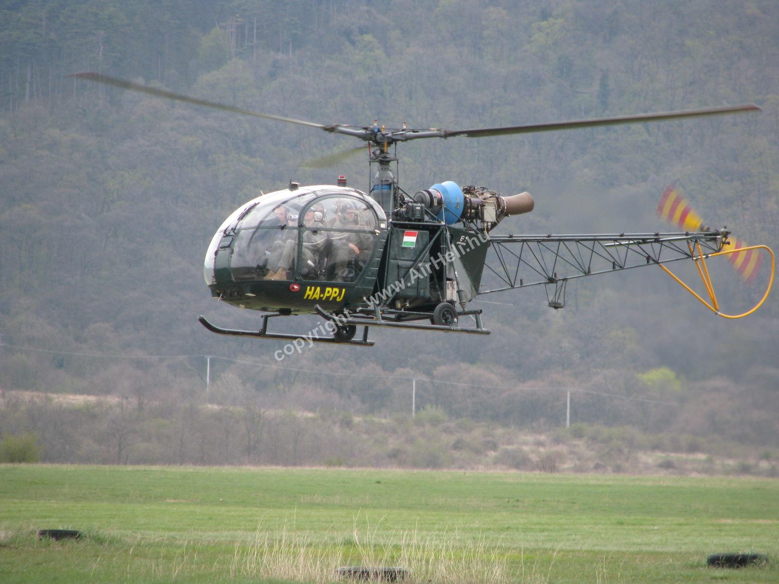 Szombati szülinapi repülés, 2010. április: Helicopter Alouette II